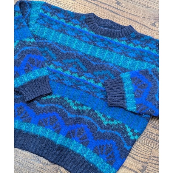 Icewear Sweaters - Icewear Women Sz S Geometric Nordic Wool Sweater Fisherman Iceland Made Fairisle
